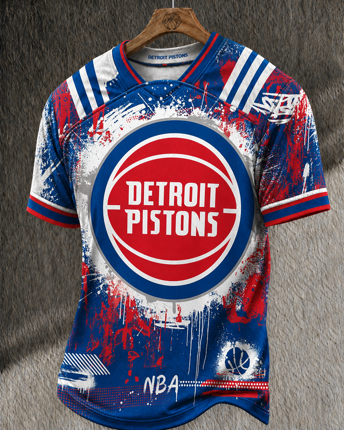 Detroit Pistons Themed Tee