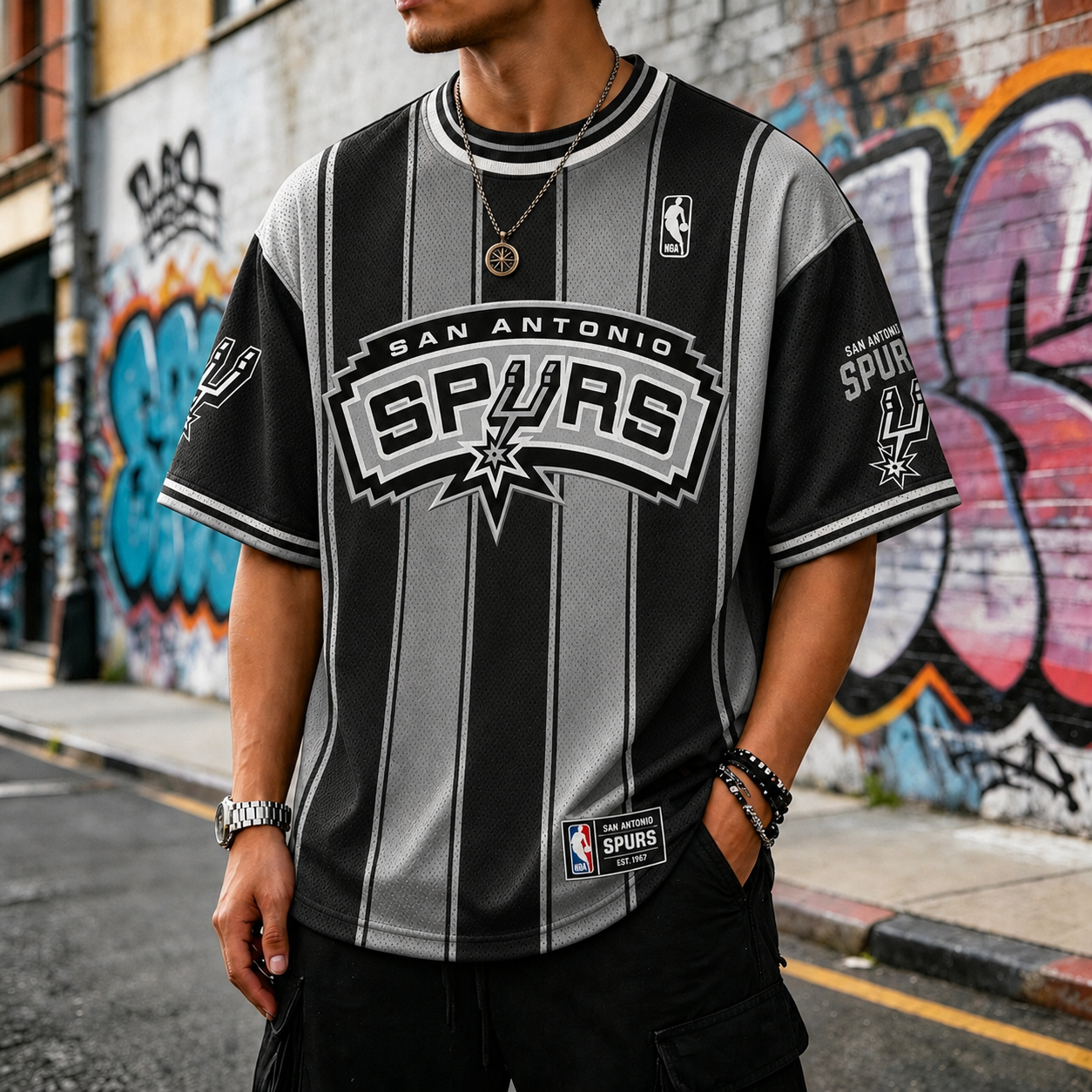 San Antonio Spurs-Themed Tee