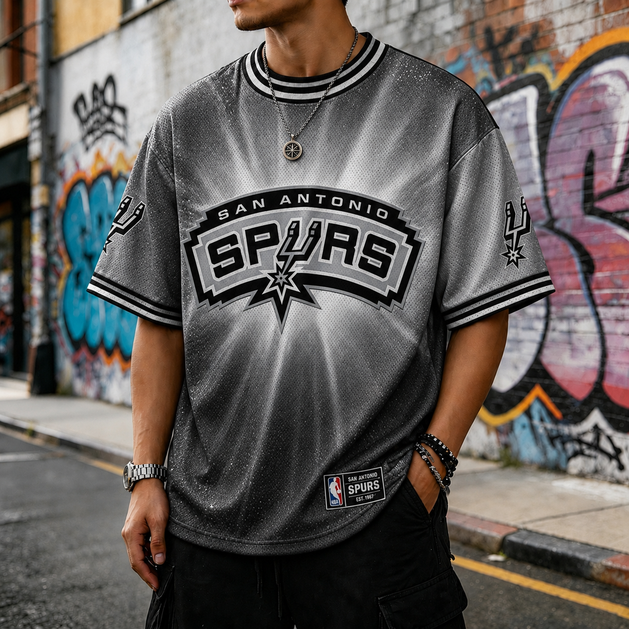 San Antonio Spurs-Themed Tee
