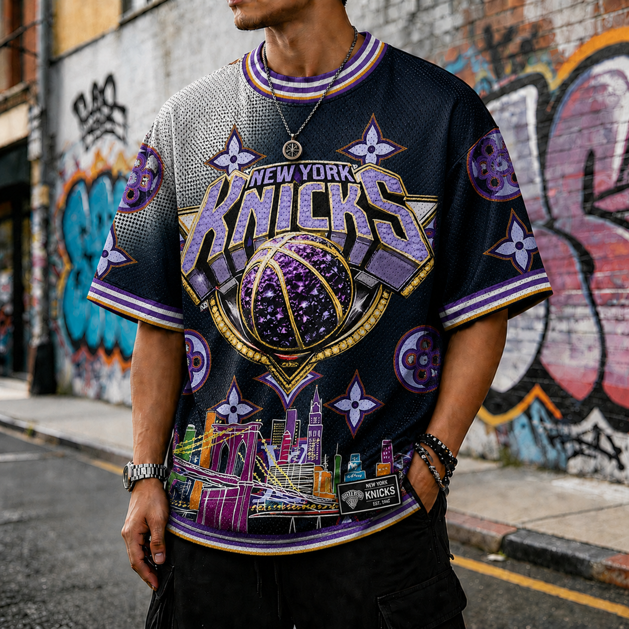 New York Knicks-Themed Tee