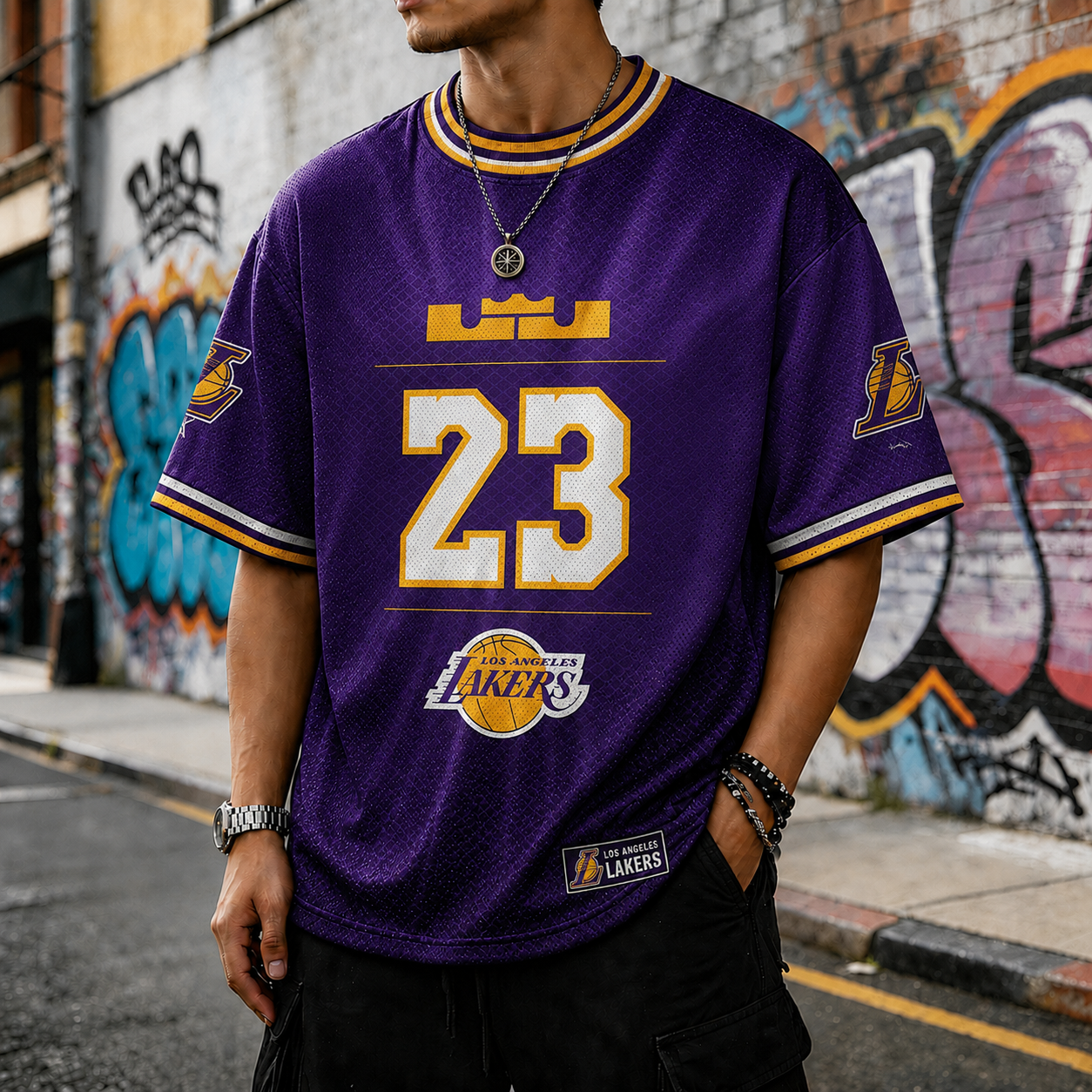 Los Angeles Lakers Themed Tee