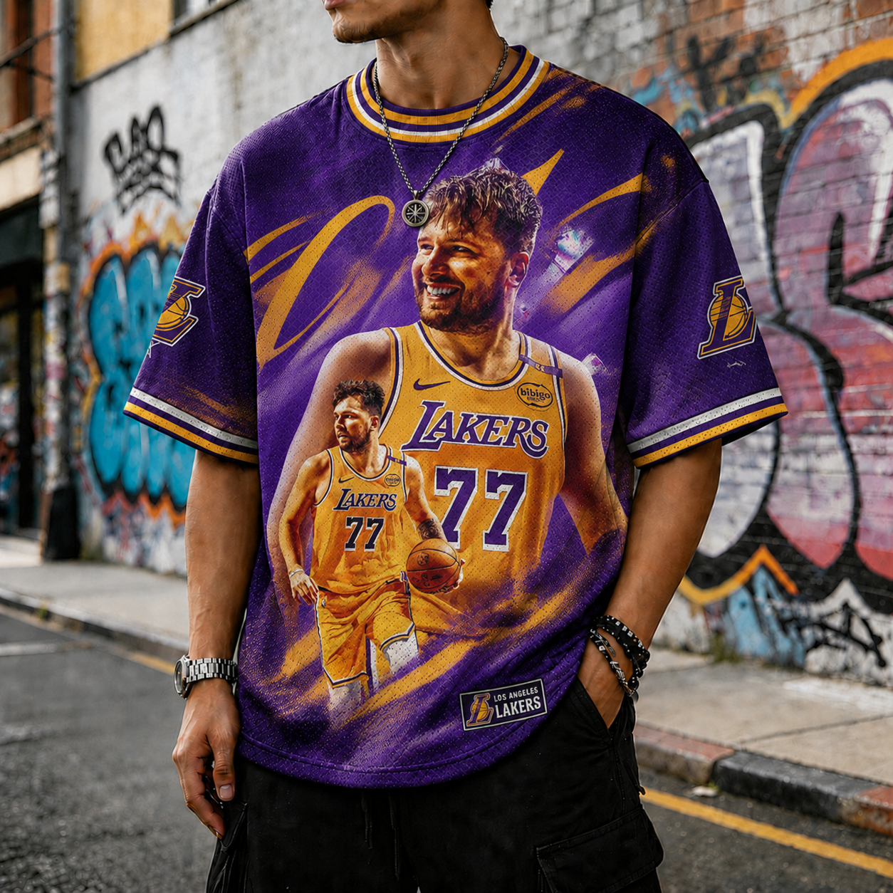 Los Angeles Lakers Themed Tee