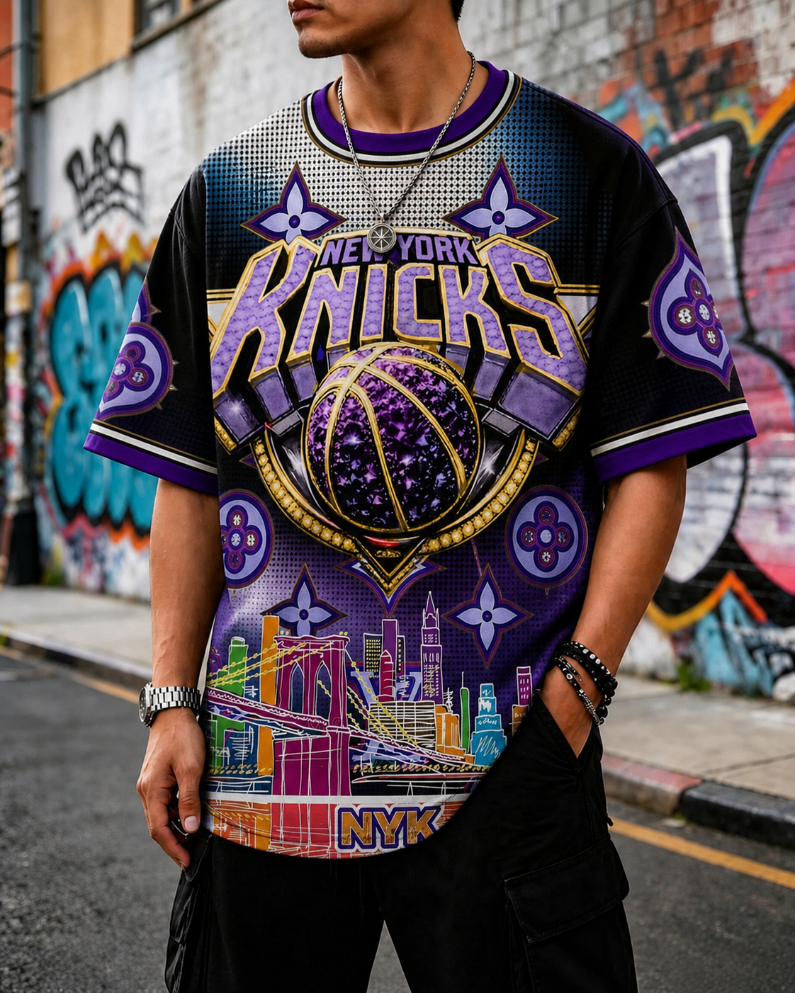 New York Knicks Themed Tee