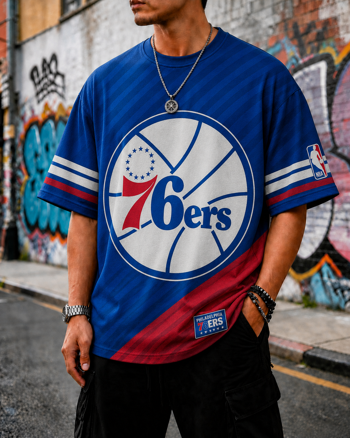 Philadelphia 76ers Themed Tee