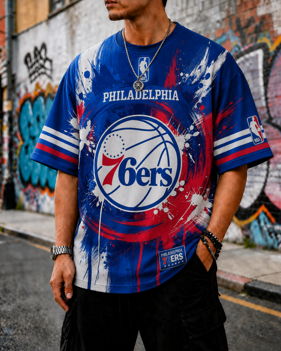 Philadelphia 76ers Themed Tee