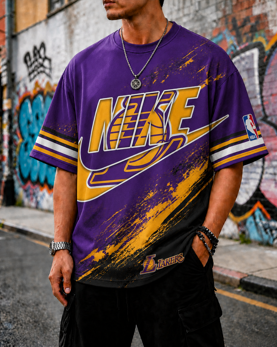 Los Angeles Lakers Themed Tee