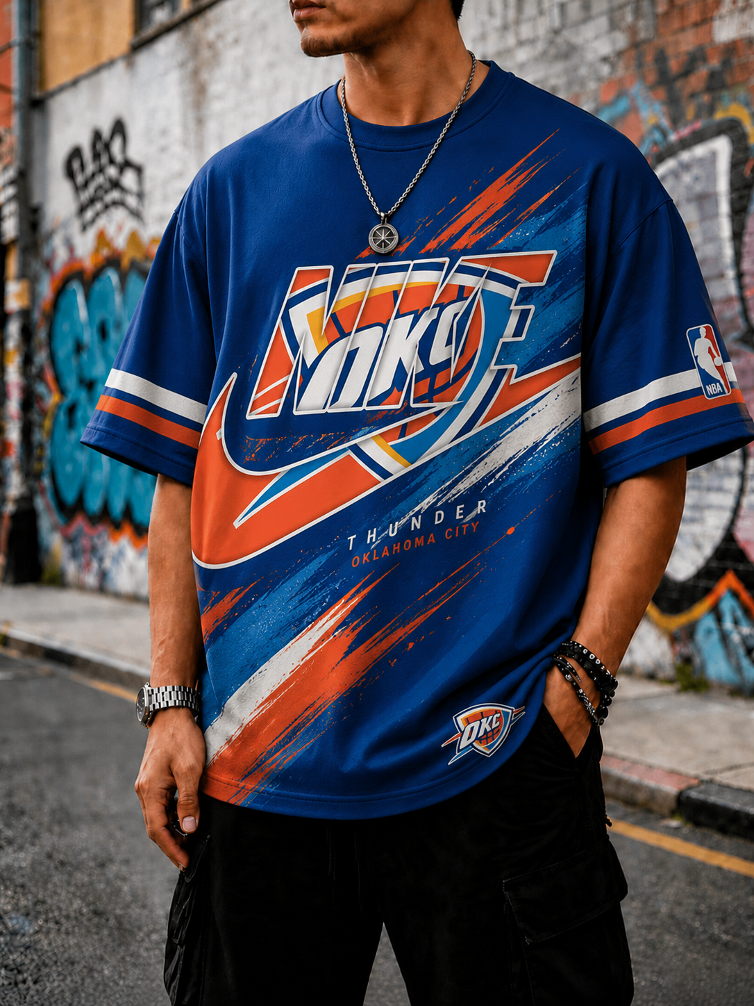 Oklahoma City Thunder Themed Tee