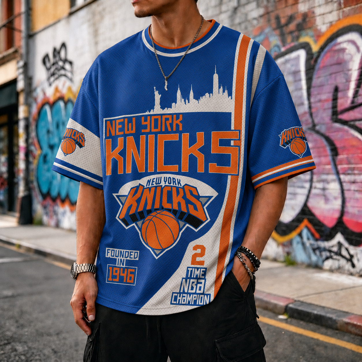 New York Knicks Themed Tee