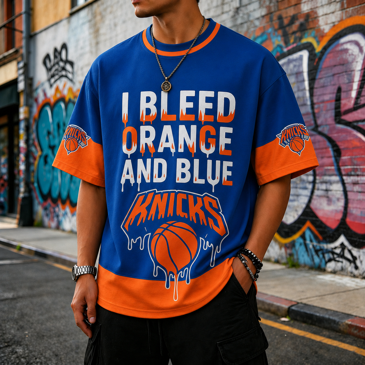New York Knicks Themed Tee