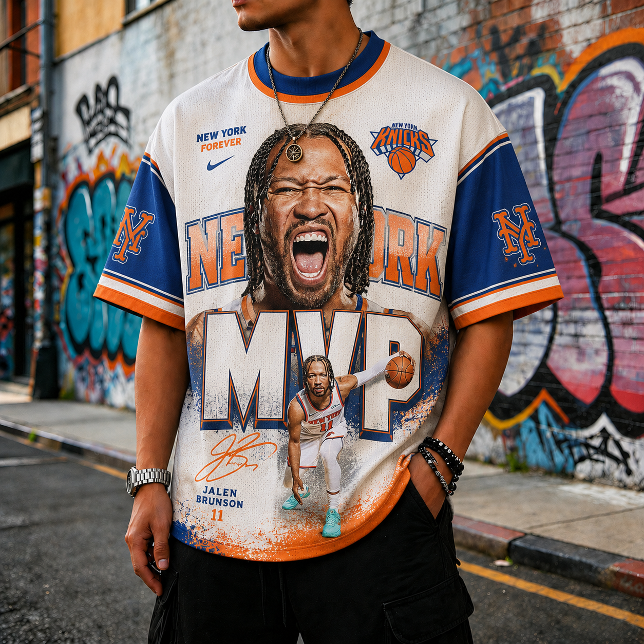 New York Knicks Themed Tee