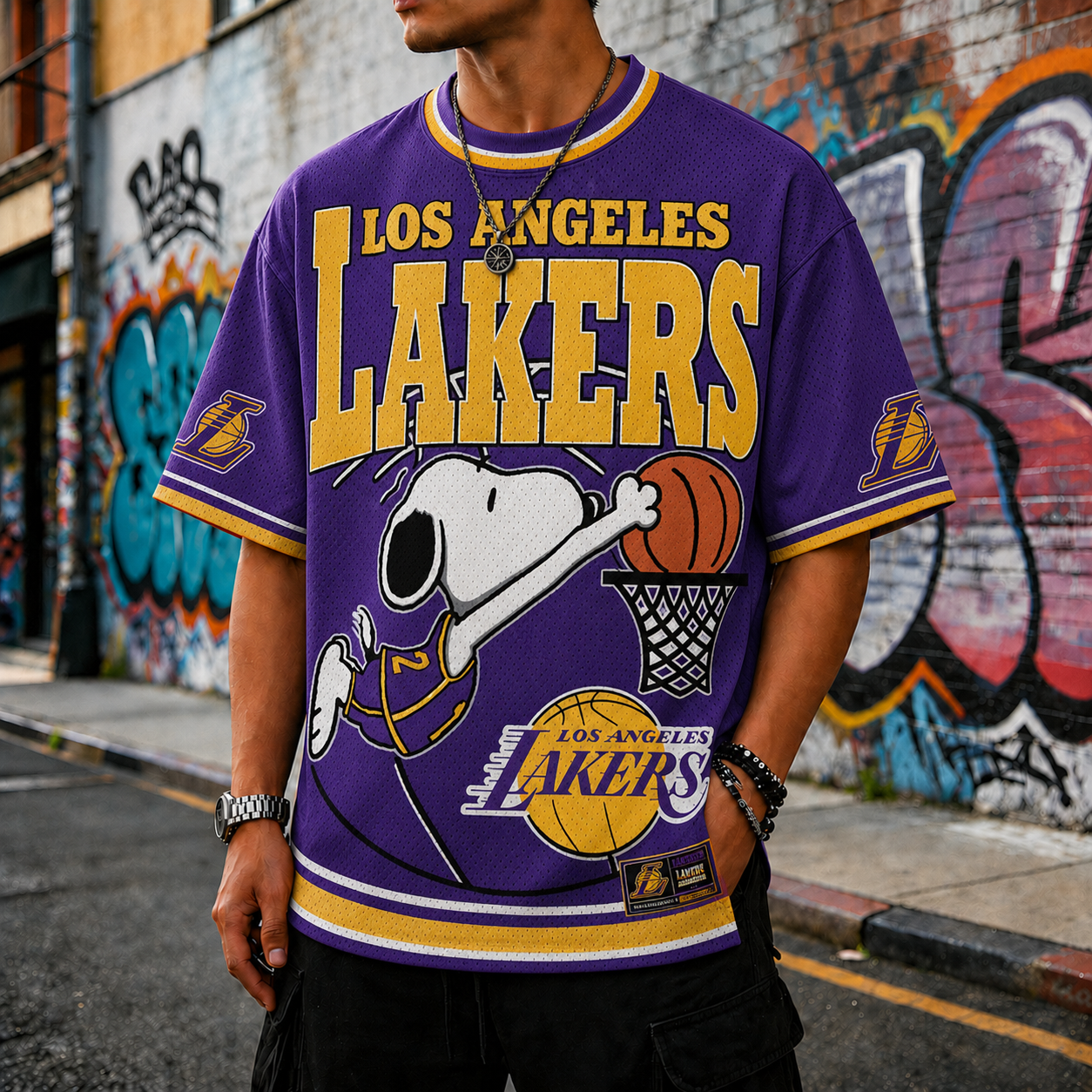 Los Angeles Lakers Themed Tee