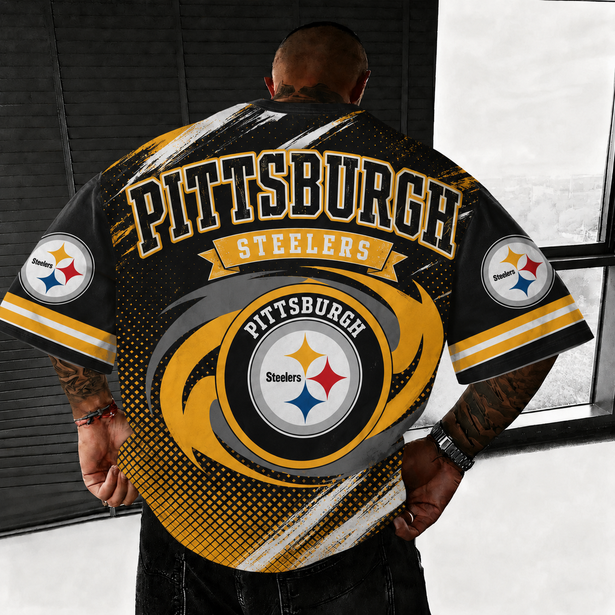 Pittsburgh Steelers Themed Tee