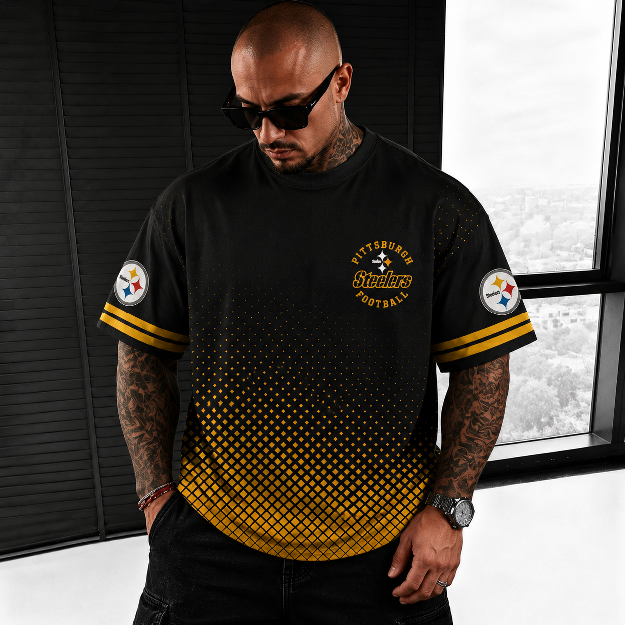 Pittsburgh Steelers Themed Tee