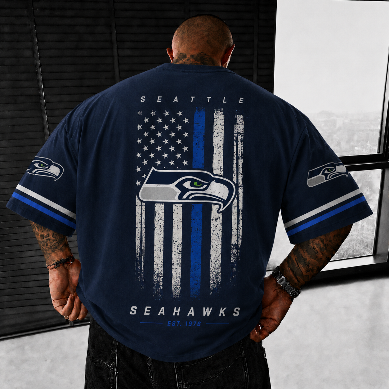 Seattle Seahawks Themed Tee