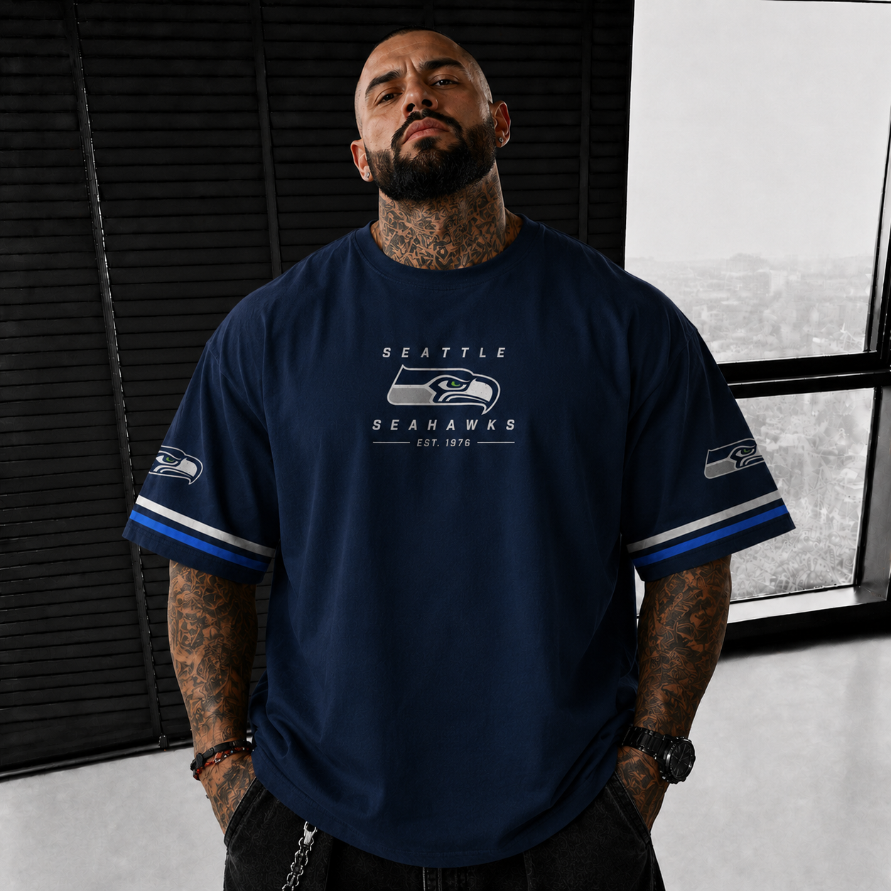 Seattle Seahawks Themed Tee