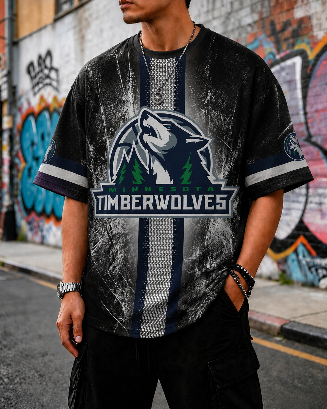 Minnesota Timberwolves Themed Tee