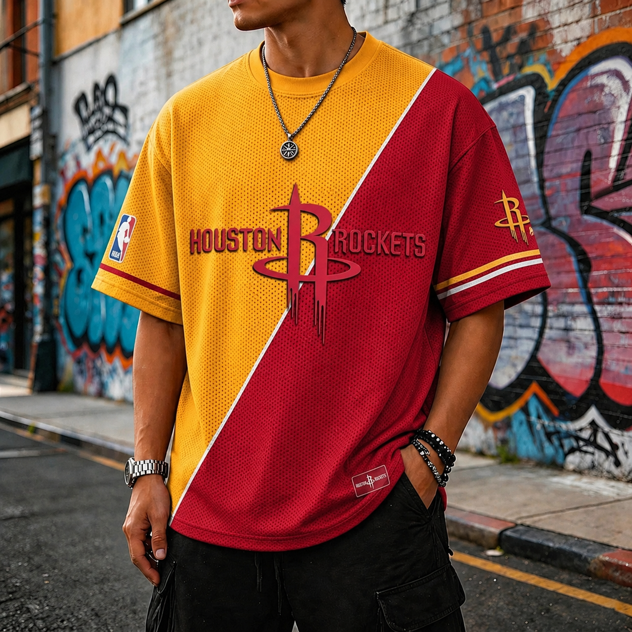 Houston Rockets Themed Tee