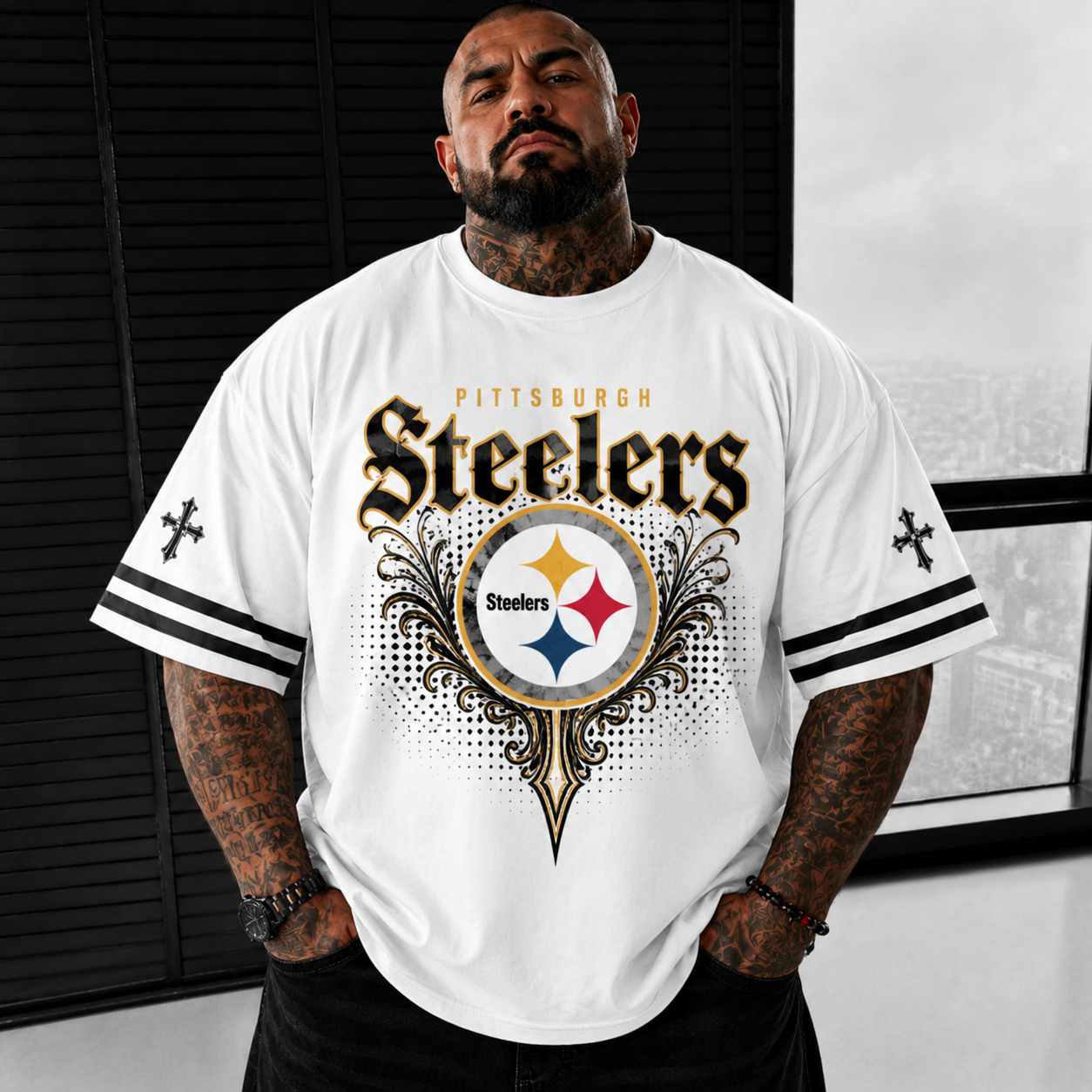 Pittsburgh Steelers Themed Tee
