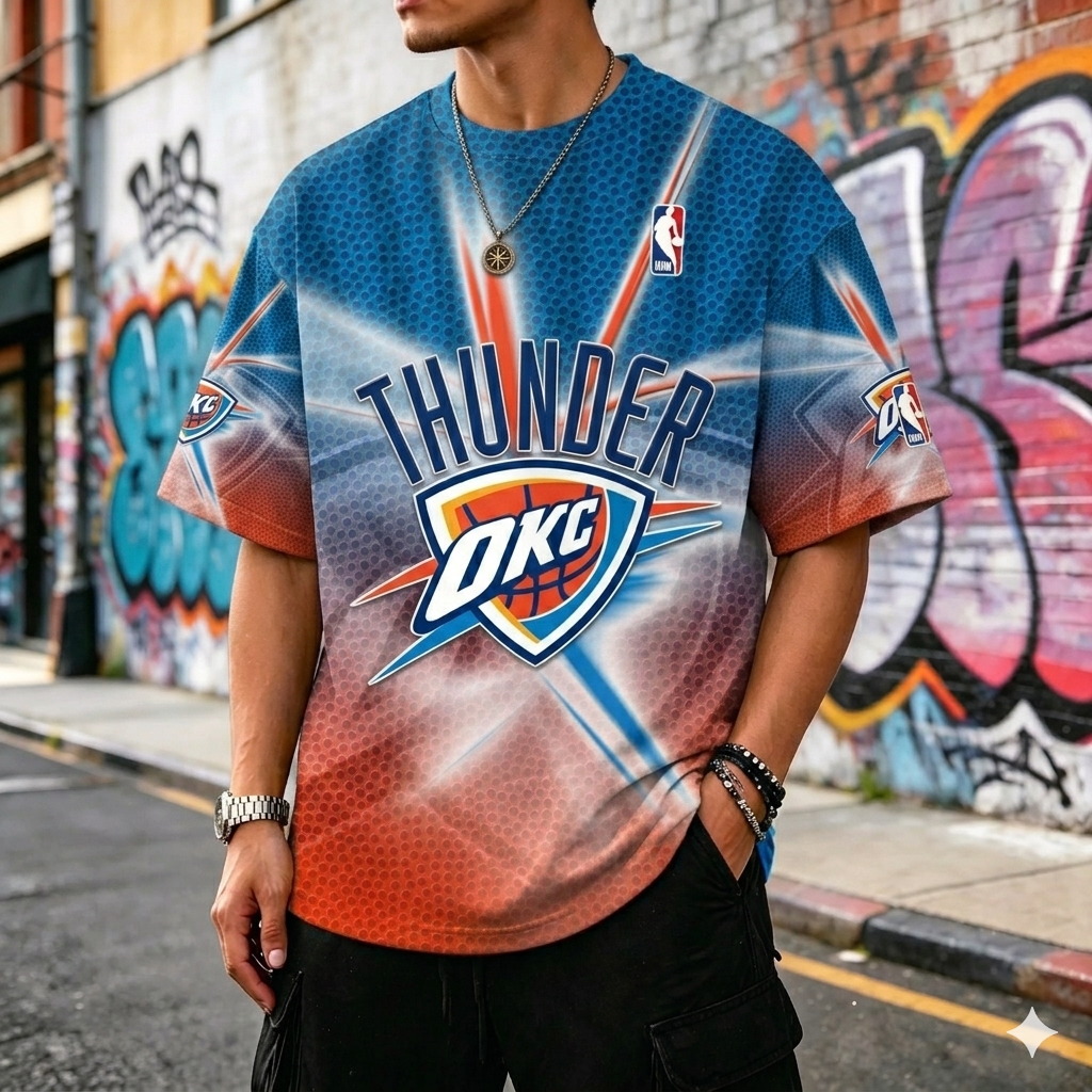 Oklahoma City Thunder Themed Tee