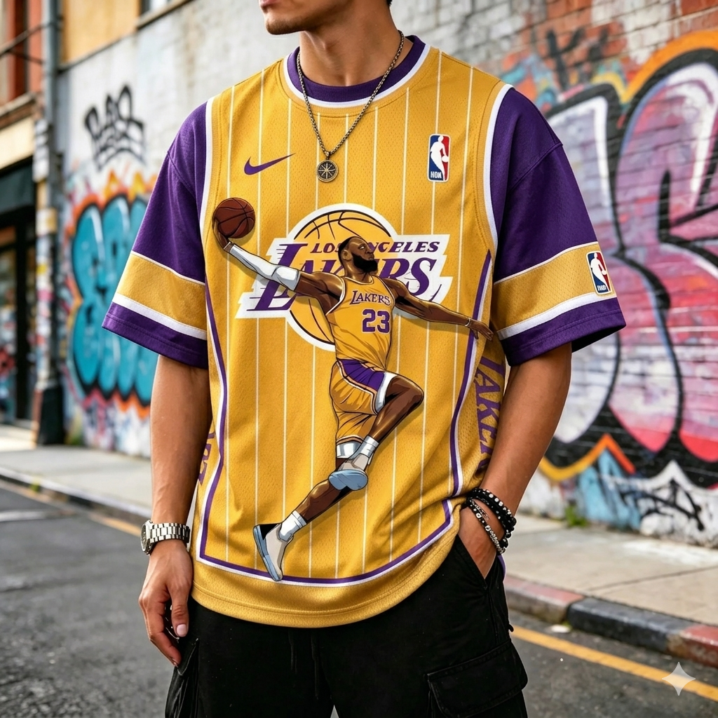Los Angeles Lakers Themed Tee