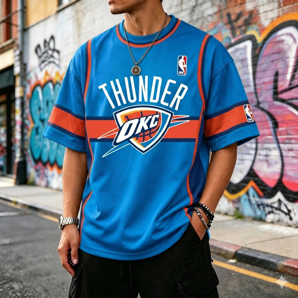 Oklahoma City Thunder Themed Tee