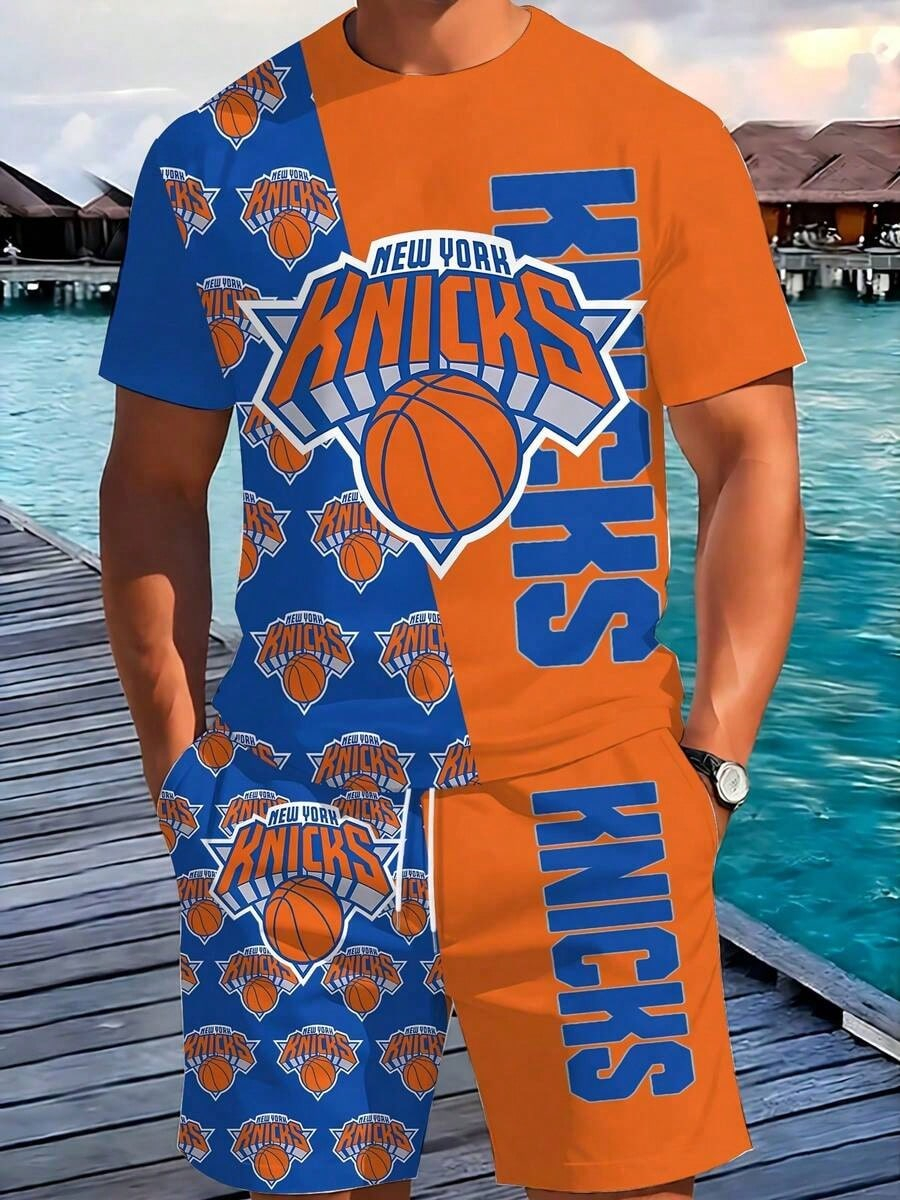 New York Knicks-T-Shirt And Shorts Set