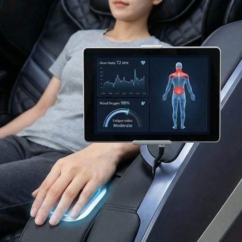 DuoMax biometric display showing real-time readings