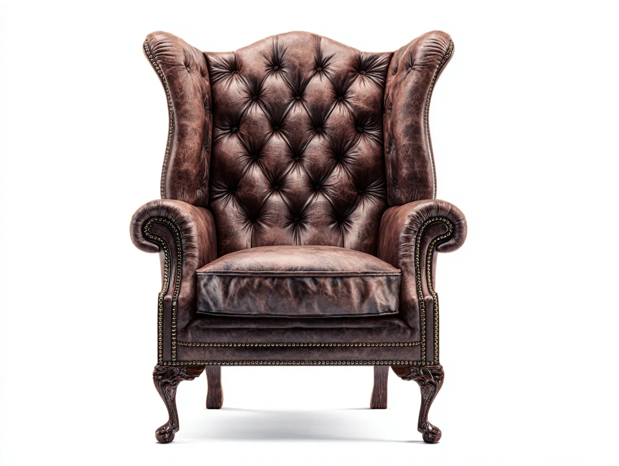 Ledersessel-Leder-90x94x110 cm-Braun-Vintage-Sofamypad