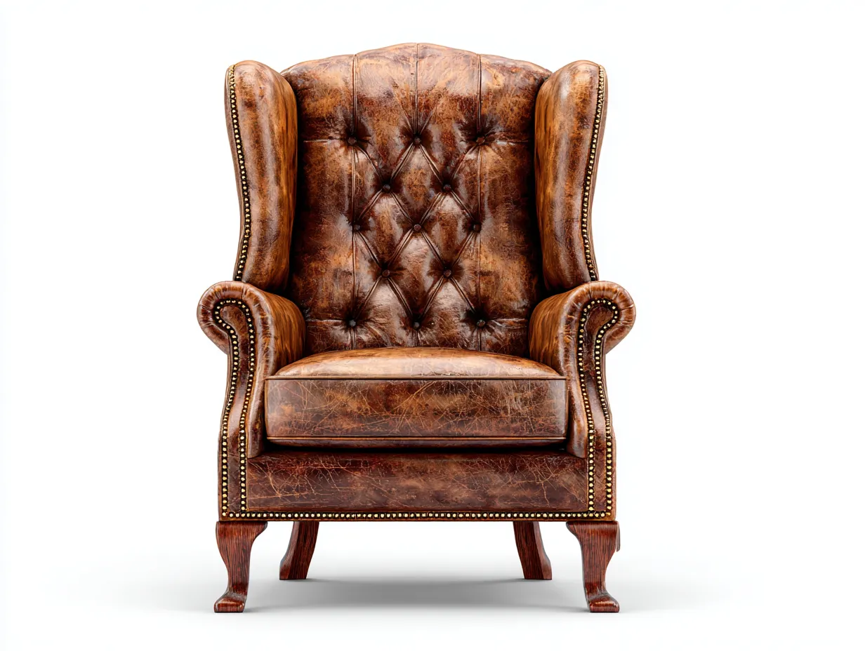 Ledersessel-Leder-92x96x113 cm-Braun-Vintage-Sofamypad