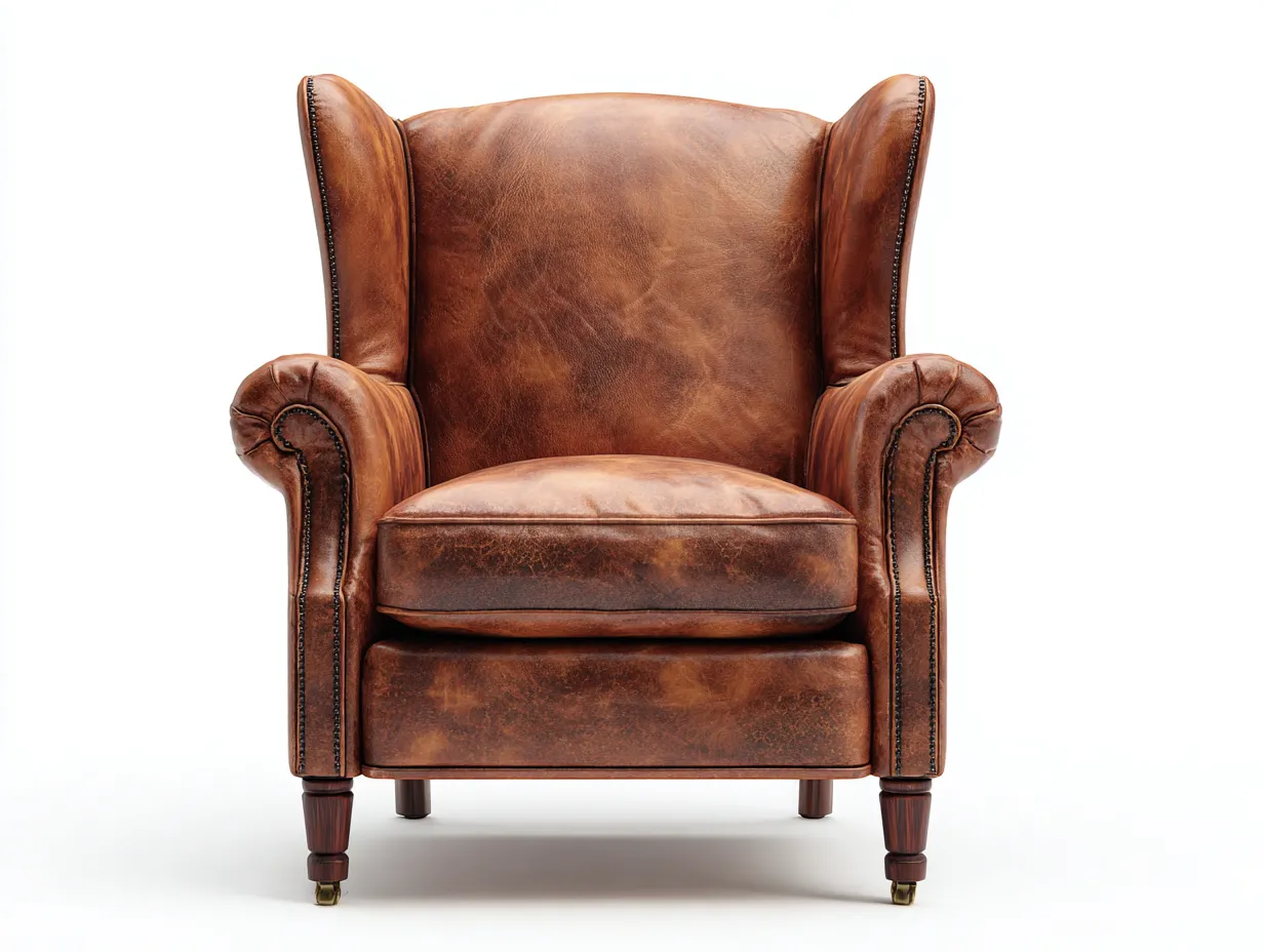 Ledersessel-Leder-94x98x114 cm-Cognac-Klassisch-Sofamypad