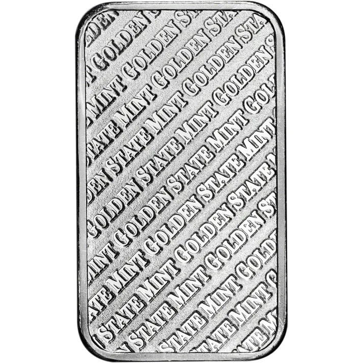 Last Day 60% OFF🔥 1 oz. Golden State Mint Silver Bar .999 Fine