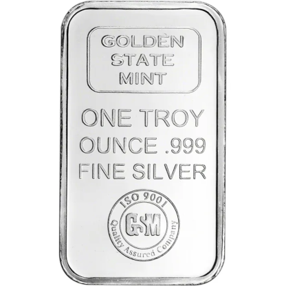 Last Day 60% OFF🔥 1 oz. Golden State Mint Silver Bar .999 Fine