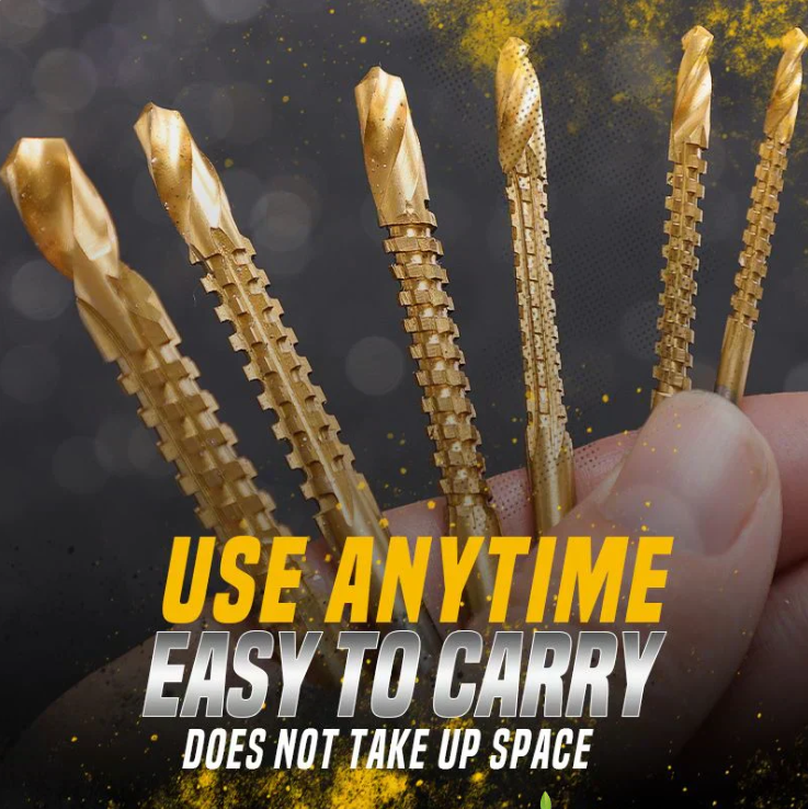 ⚙️ Twist Drill Bit Set – High-Speed Steel, Titanium-Coated & Multi-Material Ready 🧰