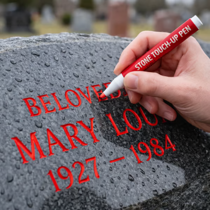 🐦Golden Tombstone Marker Pen for Restoring Faded Grave Inscriptions