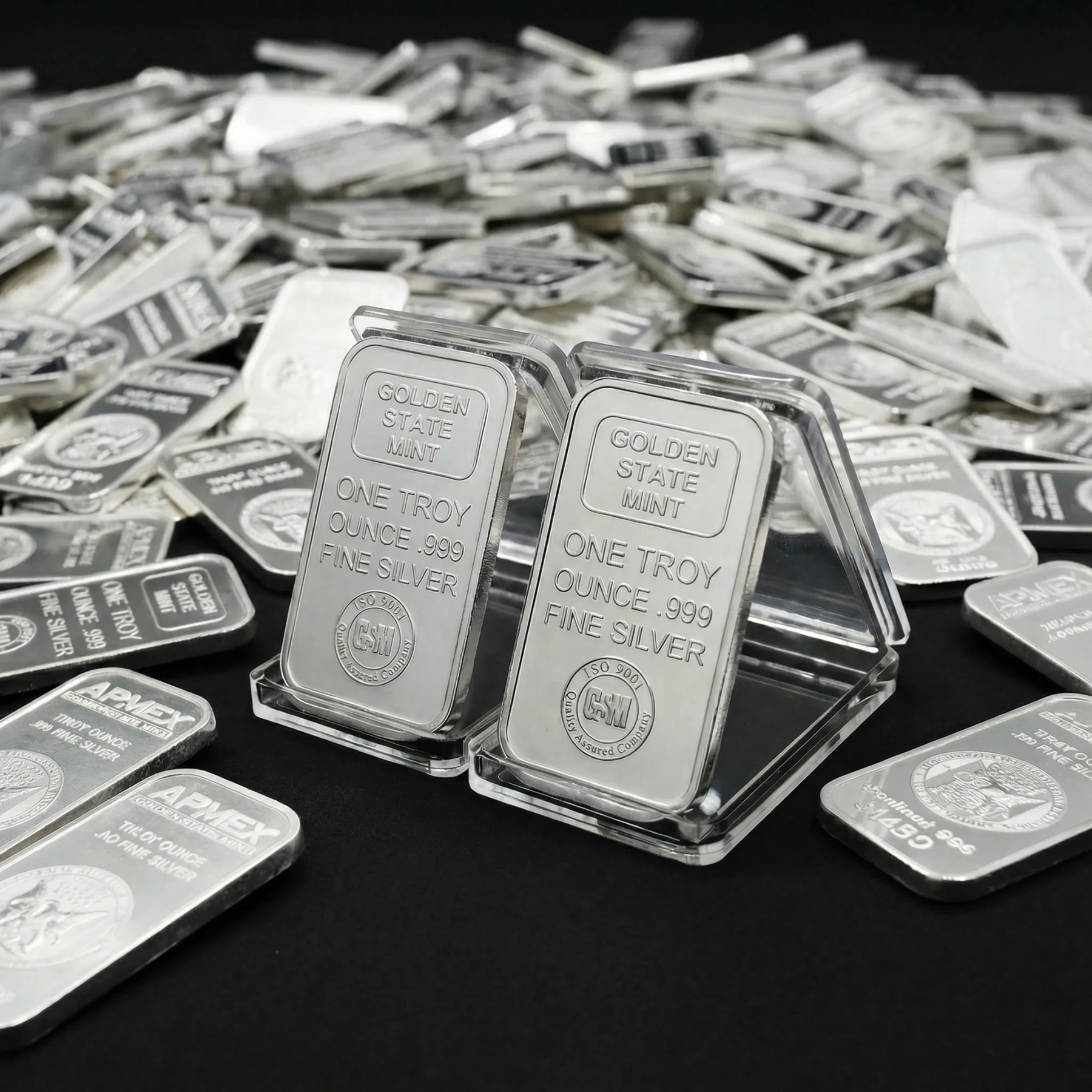 Last Day 60% OFF🔥 1 oz. Golden State Mint Silver Bar .999 Fine