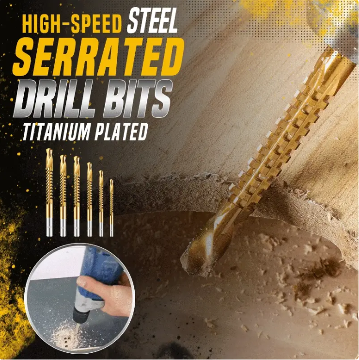 ⚙️ Twist Drill Bit Set – High-Speed Steel, Titanium-Coated & Multi-Material Ready 🧰