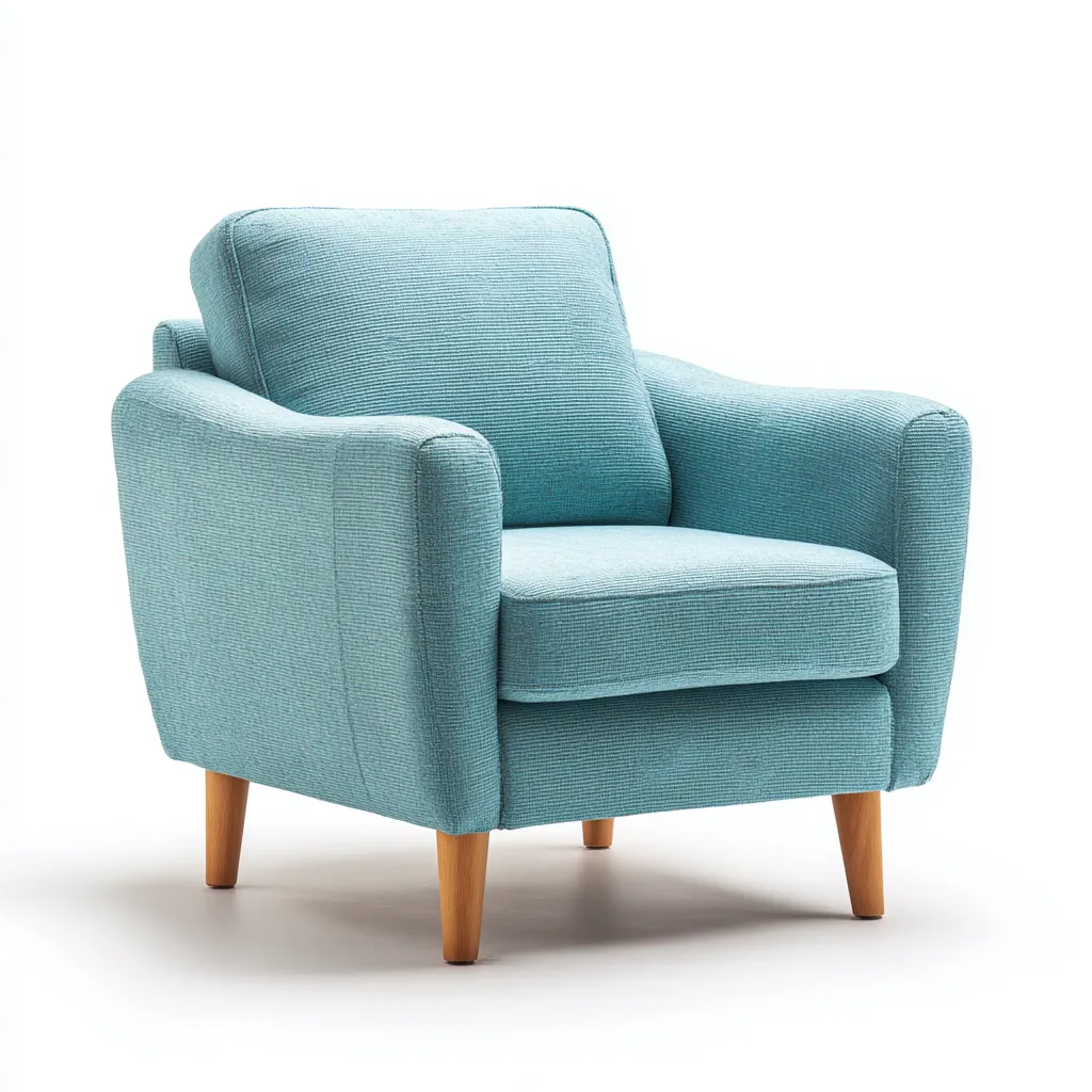 Sessel-Stoff-Holz-83x79x87cm-Blaugrün-Modern-Sofauply