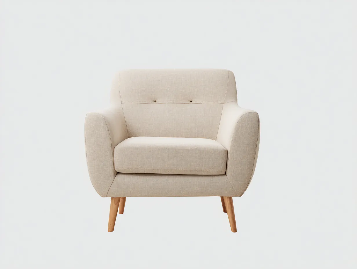 Poltrona-tessuto-legno-87x81x88 cm-beige-stile moderno-Luxemyloft