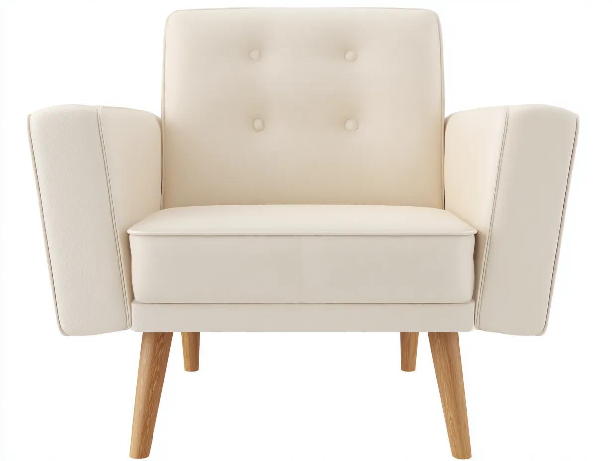 Poltrona-tessuto-legno-84x78x86 cm-beige-stile moderno-Luxemyloft