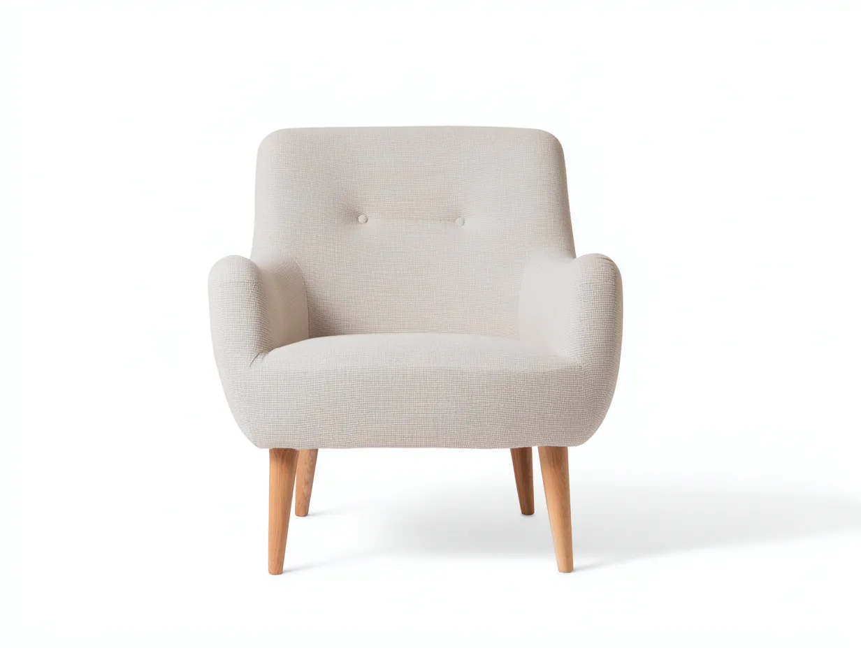 Poltrona-tessuto-legno-86x80x85 cm-beige-stile moderno-Luxemyloft