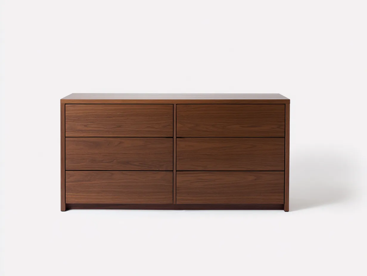 Cassettiera-Legno-158x44x76 cm-Marrone-Stile moderno-Dengetshop