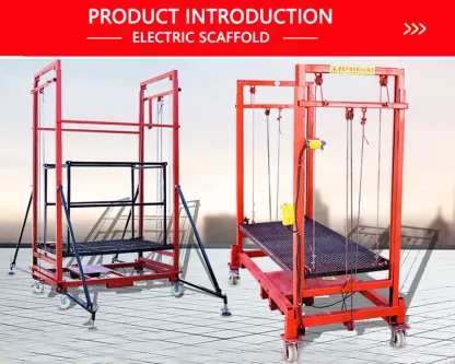 GuardianLift™: Plataforma elevadora de andamios eléctrica plegable（¡soporta hasta 500kg!）