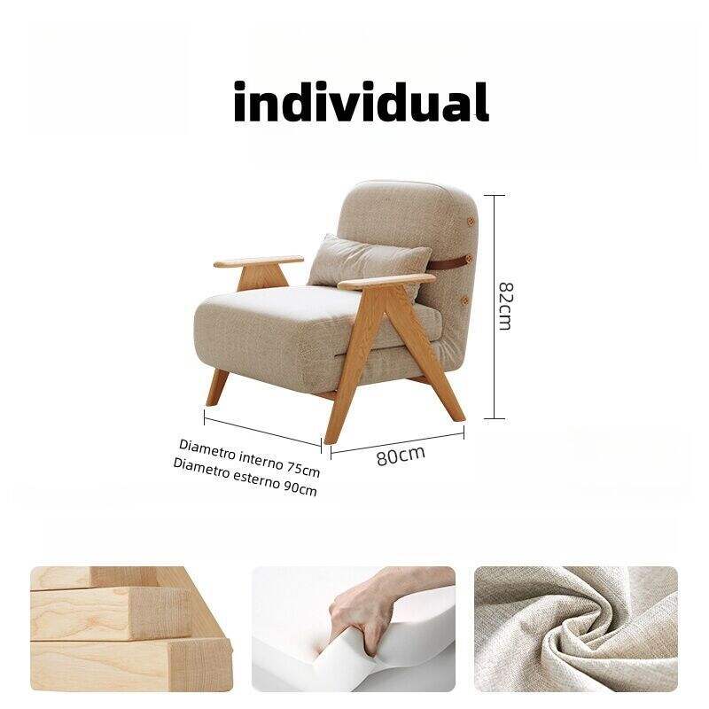 UrbanSleeper™ Sofá cama plegable de estilo nórdico