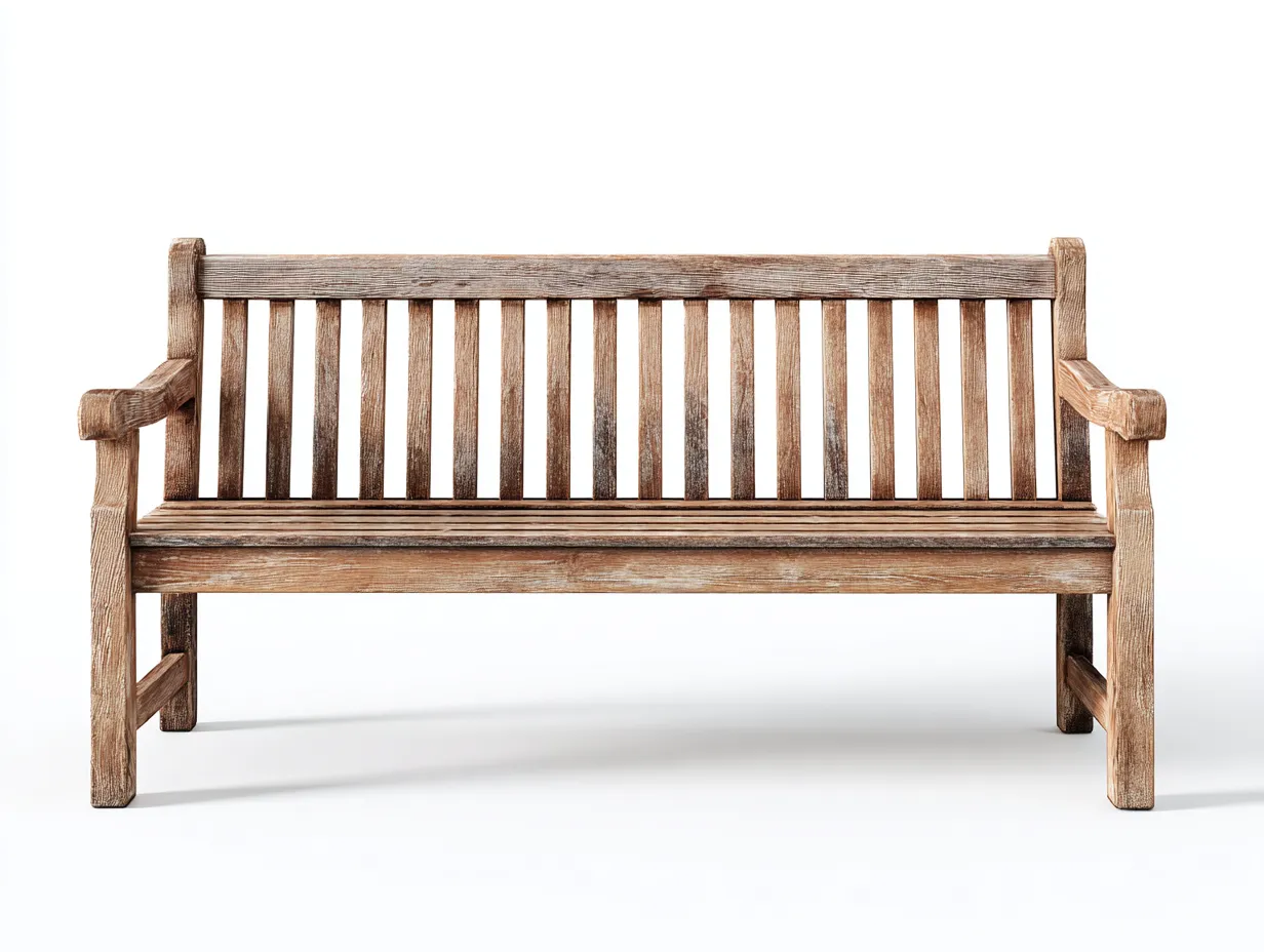 Panca da giardino-Legno-180x46x85 cm-Naturale-design rustico-Cottauppad