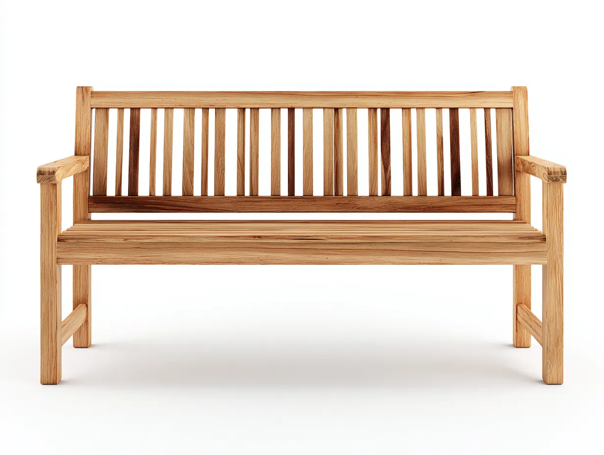 Panca da giardino-Legno-180x46x85 cm-Naturale-design classico-Cottauppad