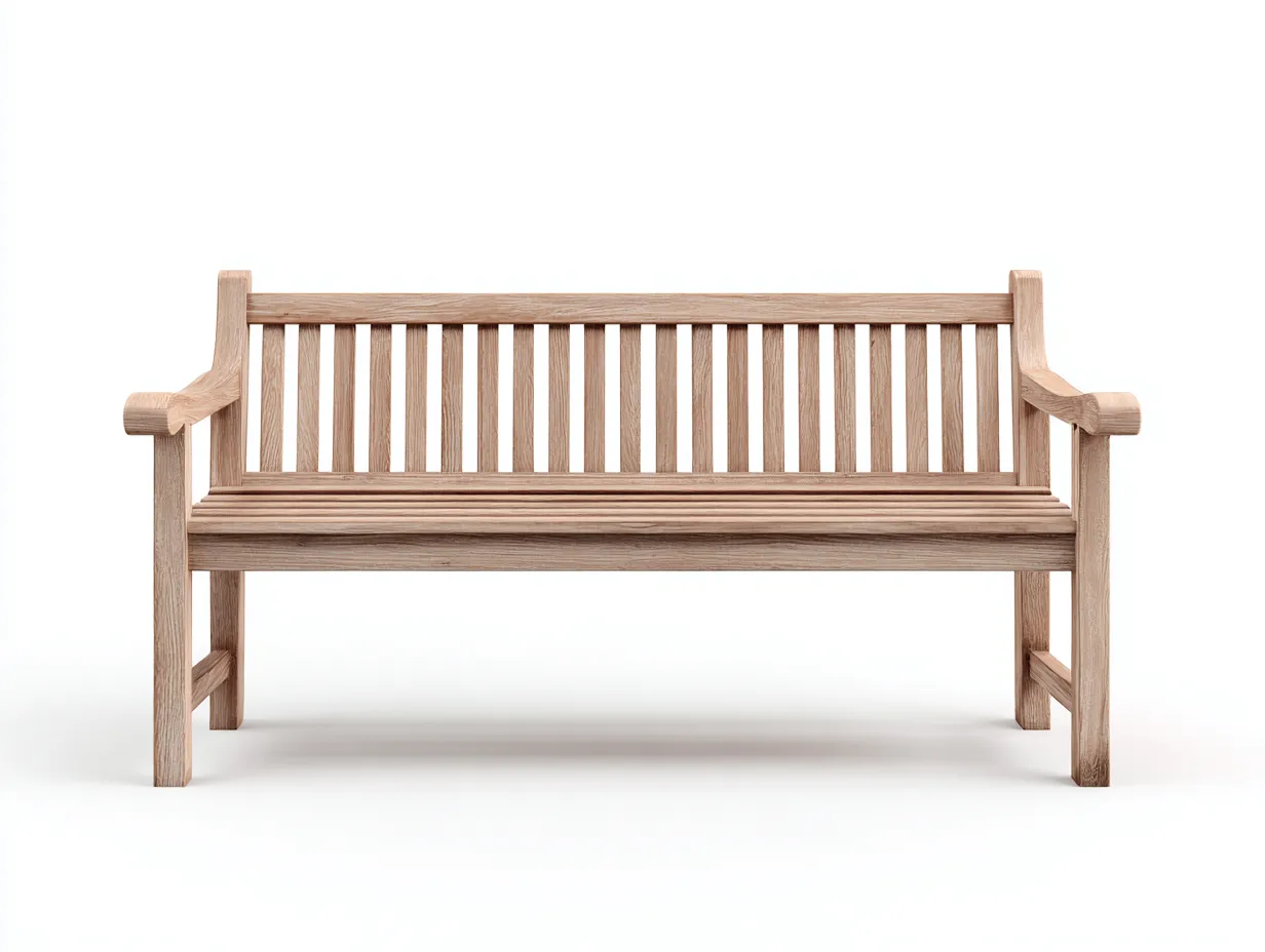 Panca da giardino-Legno-185x47x85 cm-Naturale-design tradizionale-Cottauppad