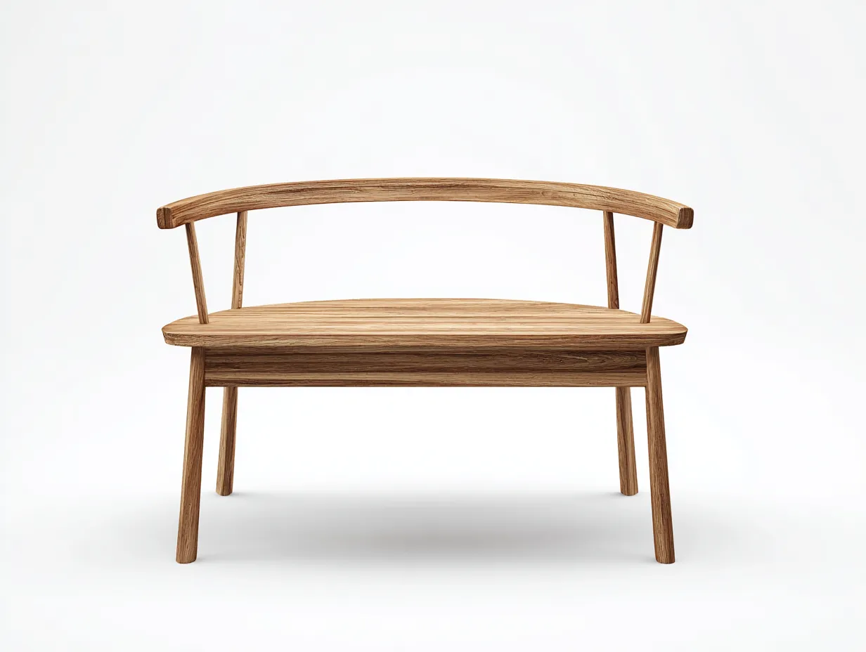 Panca da giardino-Legno-160x46x80 cm-Naturale-design essenziale-Cottauppad