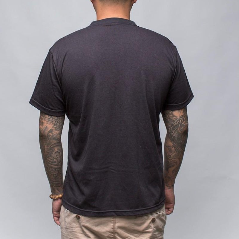 Earth V-Neck T-Shirt, Black - Hamilton Perkins Collection
