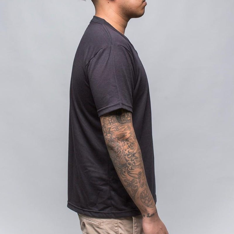 Earth V-Neck T-Shirt, Black - Hamilton Perkins Collection