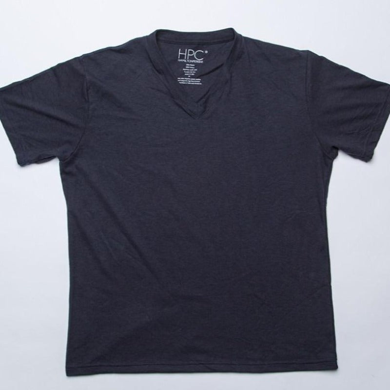 Earth V-Neck T-Shirt, Navy - Hamilton Perkins Collection